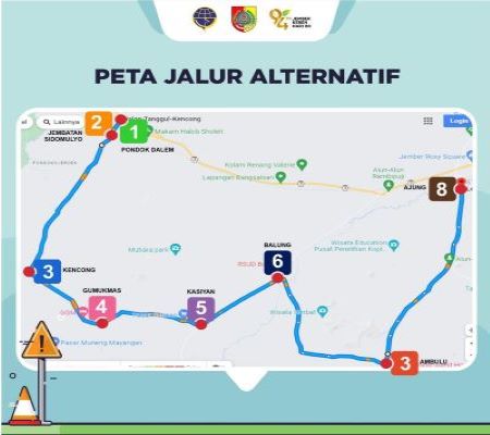 Ikuti Rekayasa Lalin Polres Jember Sambut TAJEMTRA Hari ini, 17 Desember